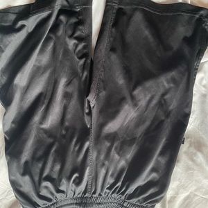 Black athletic shorts